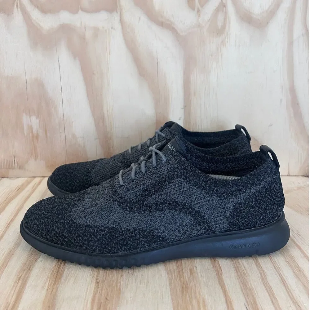 Cole Haan - 2.ZeroGrand Wingtip - Sneakers - Black/Gray - Men's - 14M - C27563